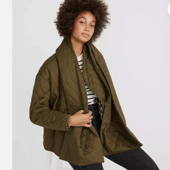 Madewell Quilted Reversible Jacket In S. NWOT - Picture 3 of 10